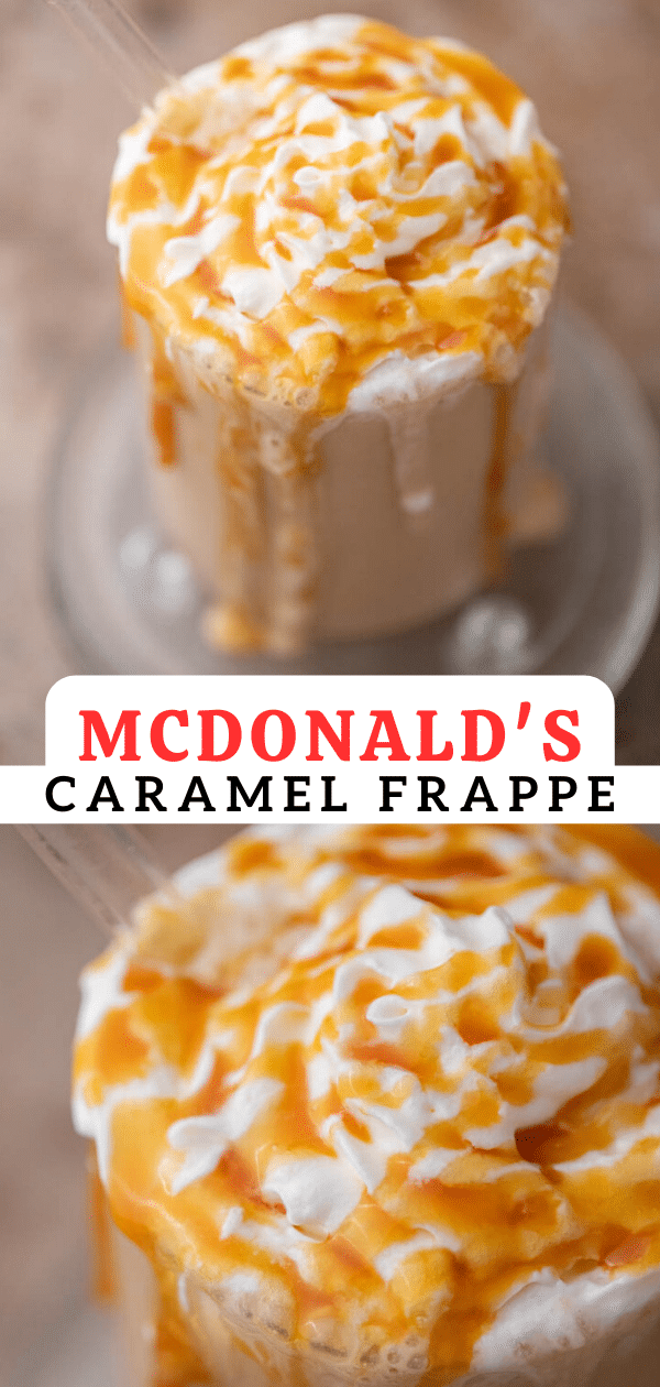 Mcdonald's caramel frappe 