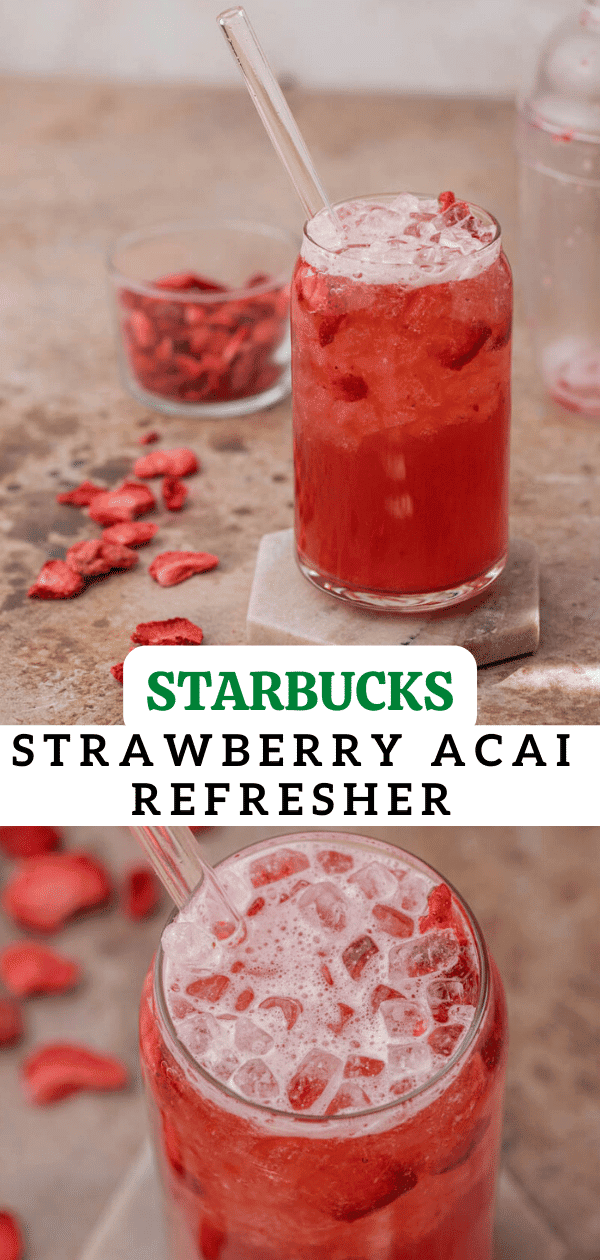 Starbucks strawberry acai refresher 