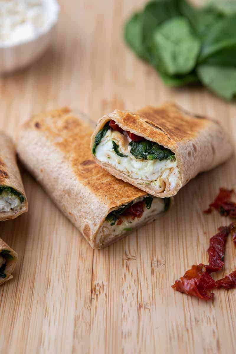Starbucks Spinach Feta Wrap Copycat - Lifestyle of a Foodie