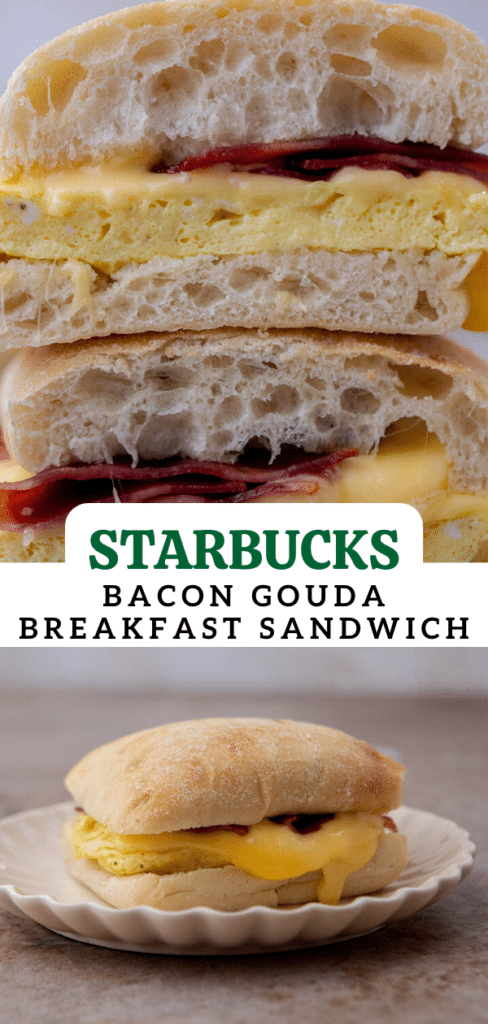 Starbucks bacon gouda sandwich 