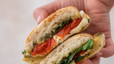 Starbucks roasted tomato mozzarella panini copycat