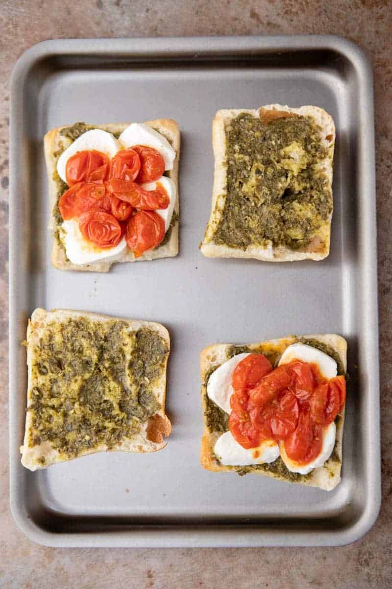 Starbucks roasted tomato mozzarella panini copycat Lifestyle of a Foodie