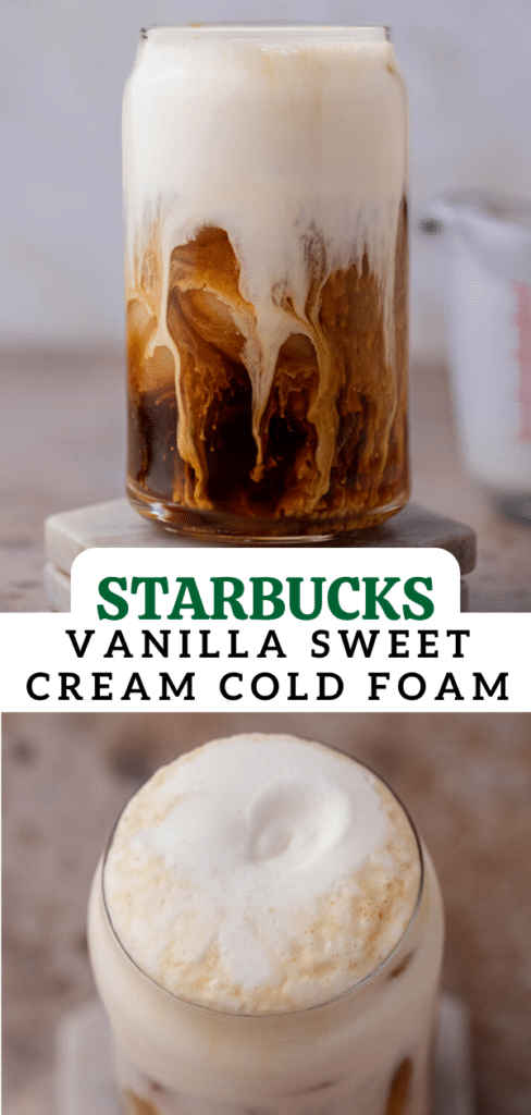 Starbucks sweet cream cold foam 