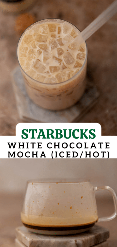 Starbucks white chocolate mocha 