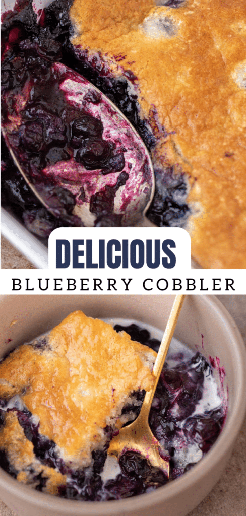 How to make blueberry cobbler