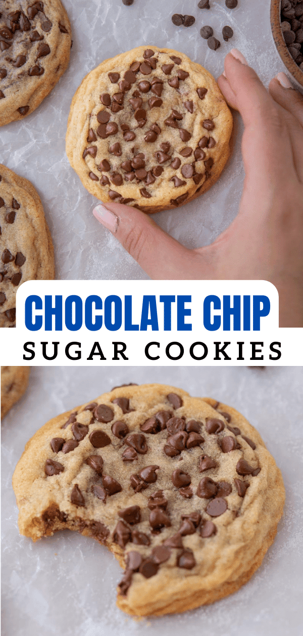 Soft and Chewy Chocolate Chip Sugar Cookies - Lifestyle of a Foodie