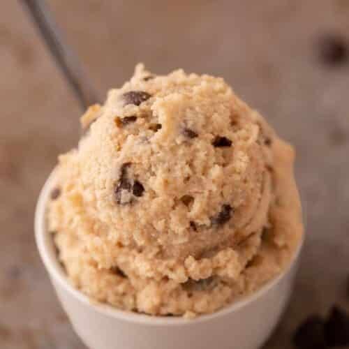 Cottage cheese edible cookie dough