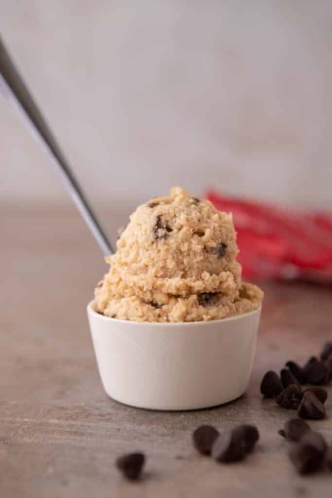 Cottage cheese chocolate chip cookie dough