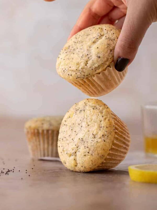 Lemon poppy seed muffins