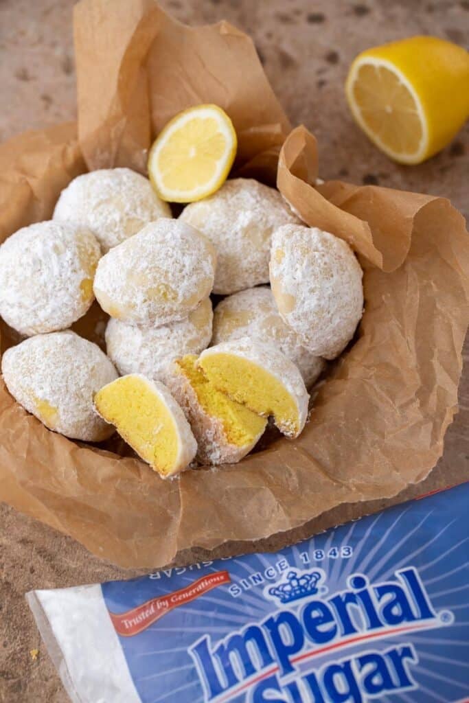 Imperial sugar lemon snowball cookies