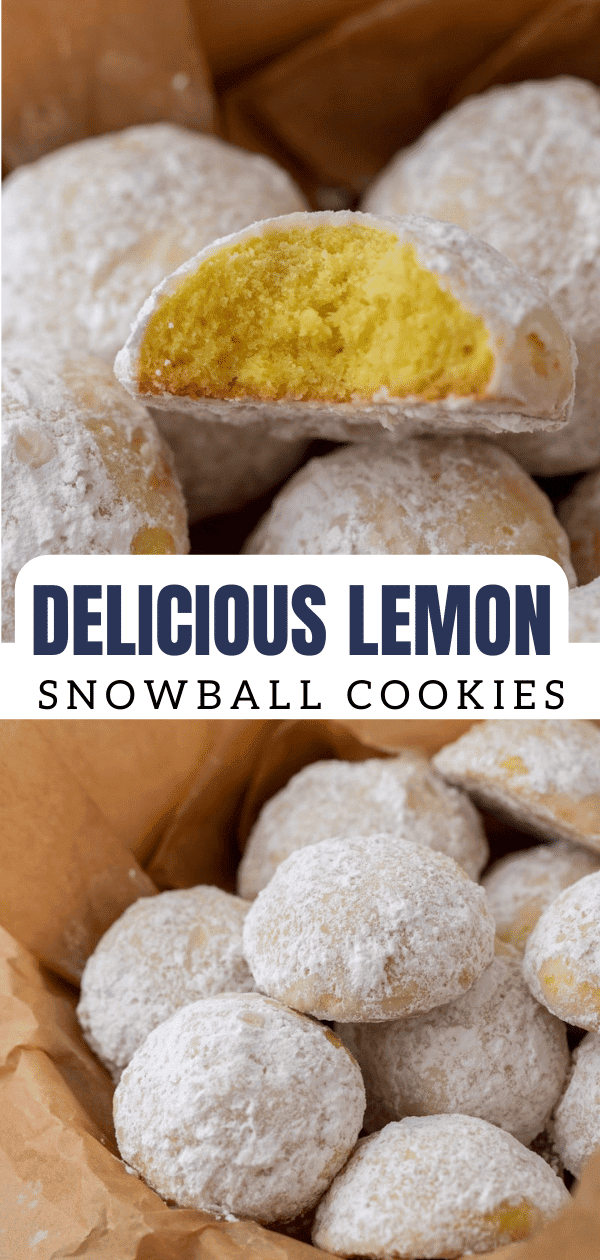 The Best Lemon Snowball Cookies - Lifestyle of a Foodie