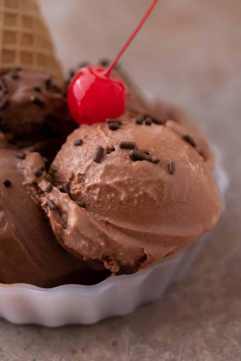 Ninja Creami Chocolate Ice Cream Recipe (2 Ingredients!) - The