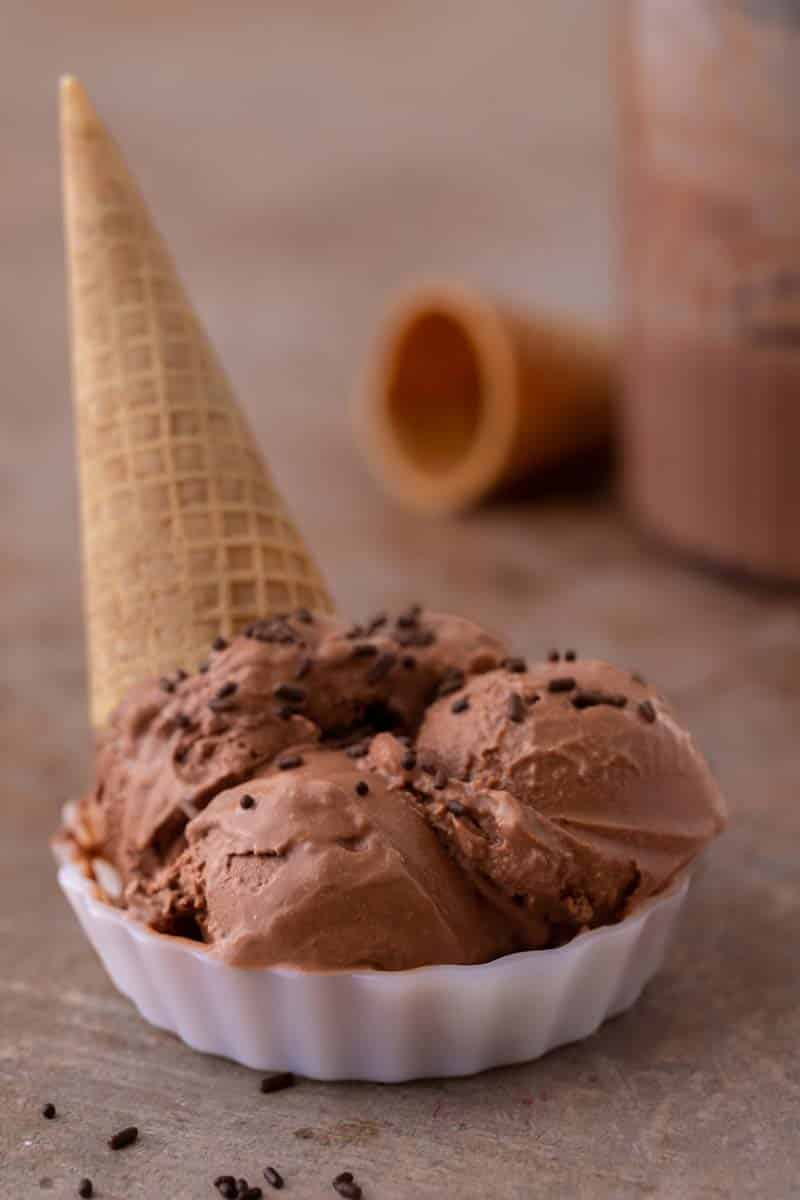 Ninja Creami Chocolate Ice Cream - Lifestyle of a Foodie