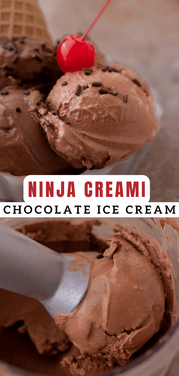 Ninja Creami Chocolate Ice Cream Lifestyle of a Foodie
