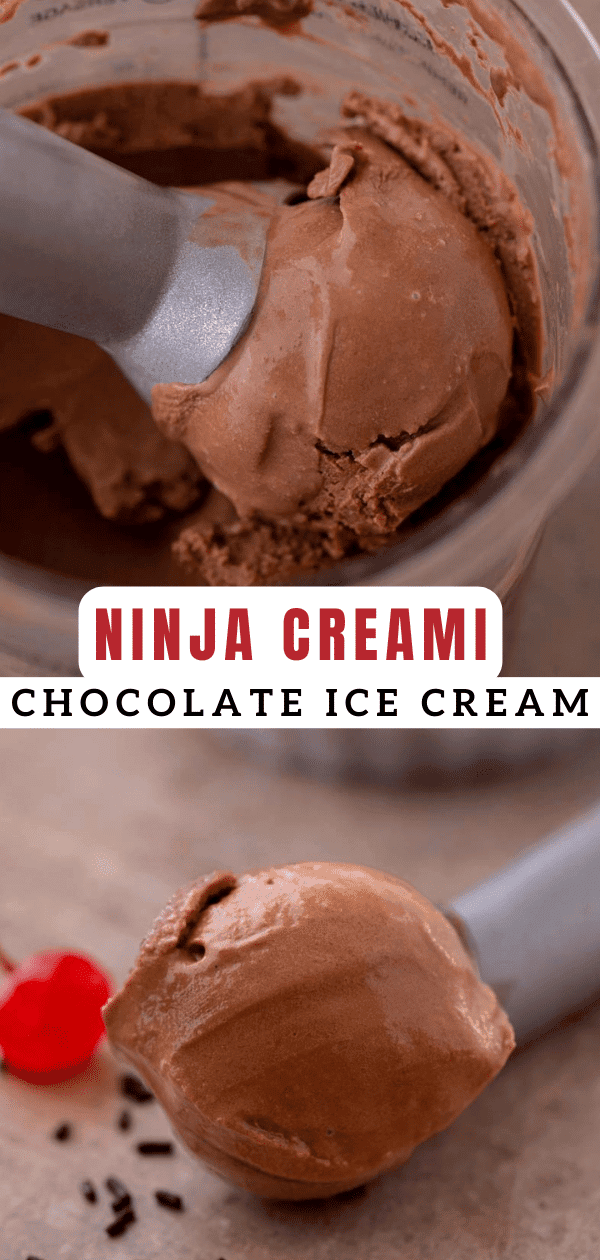 Ninja Creami Chocolate Ice Cream Lifestyle of a Foodie