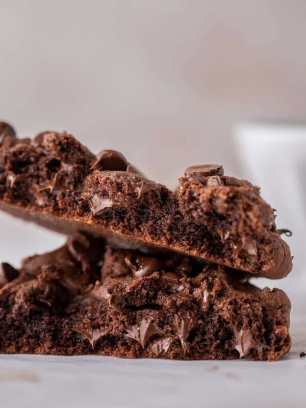 Single serve double chocolate cookie