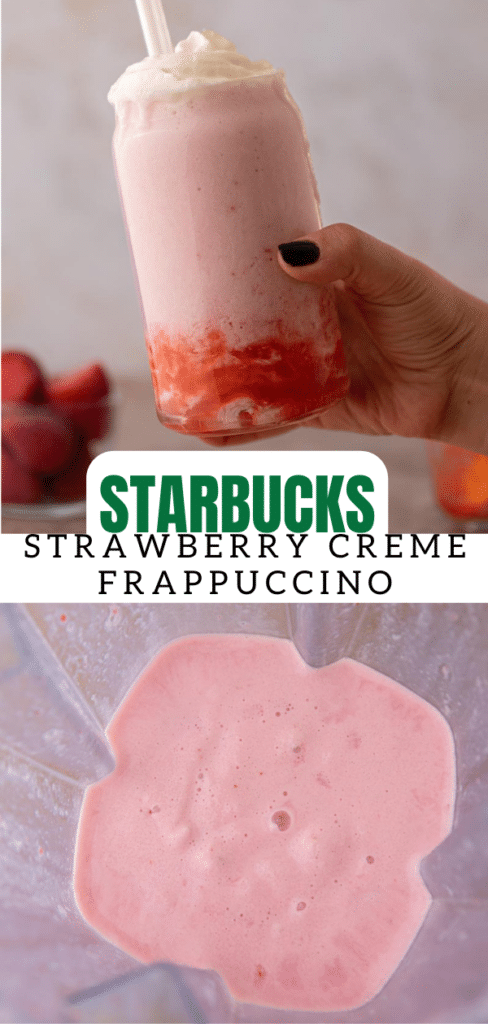 Starbucks strawberry creme frappuccino 