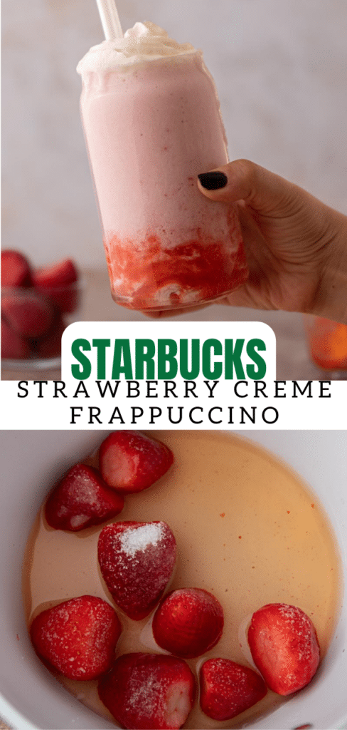 Starbucks strawberry creme frappuccino 