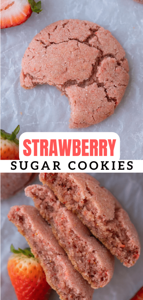 Strawberry sugar cookies