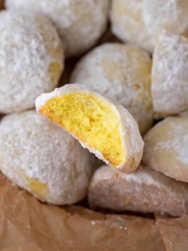 Lemon snowball cookies-4