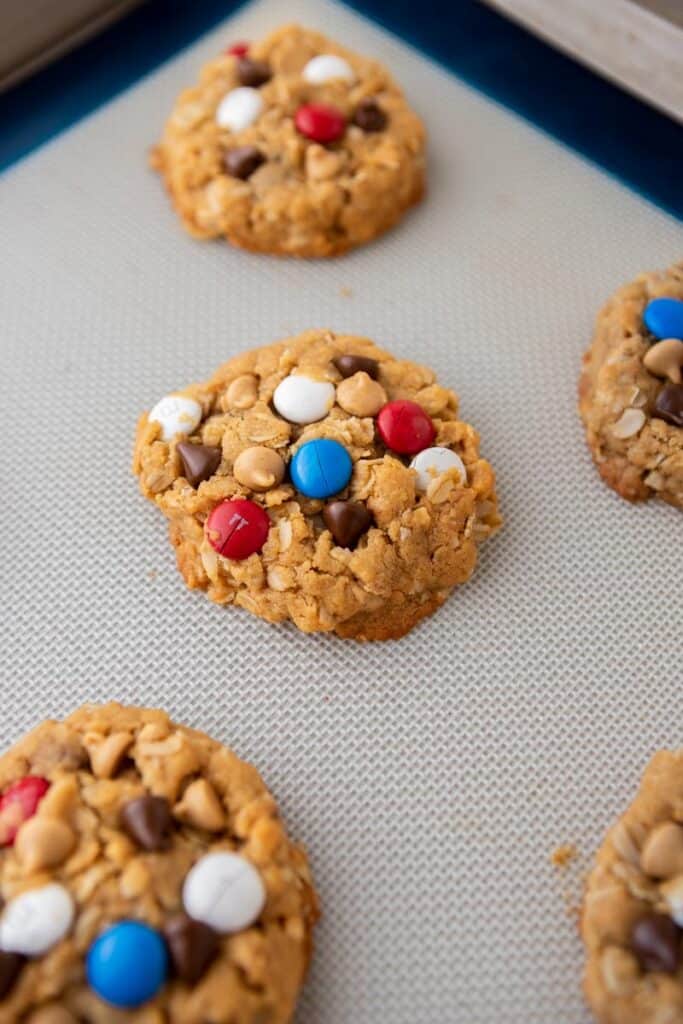 patriotic monster cookies