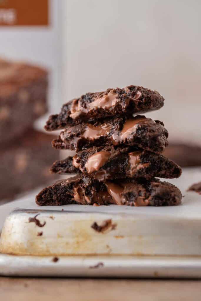 Brownie mix cookies