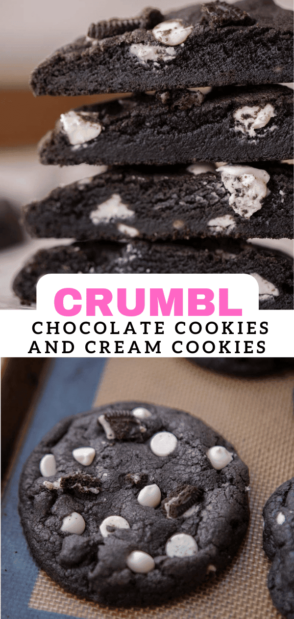 Crumbl chocolate cookies and cream cookies Lifestyle of a Foodie