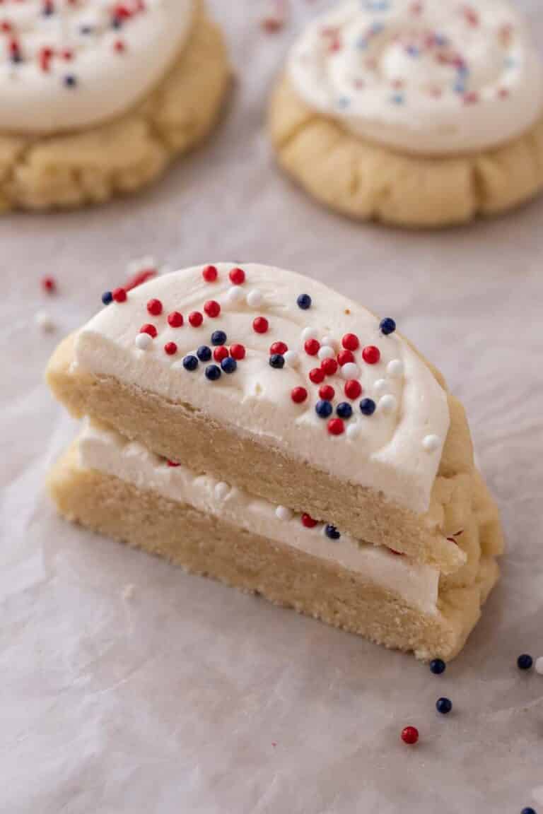 Crumbl Patriotic birthday cake Cookies Lifestyle of a Foodie