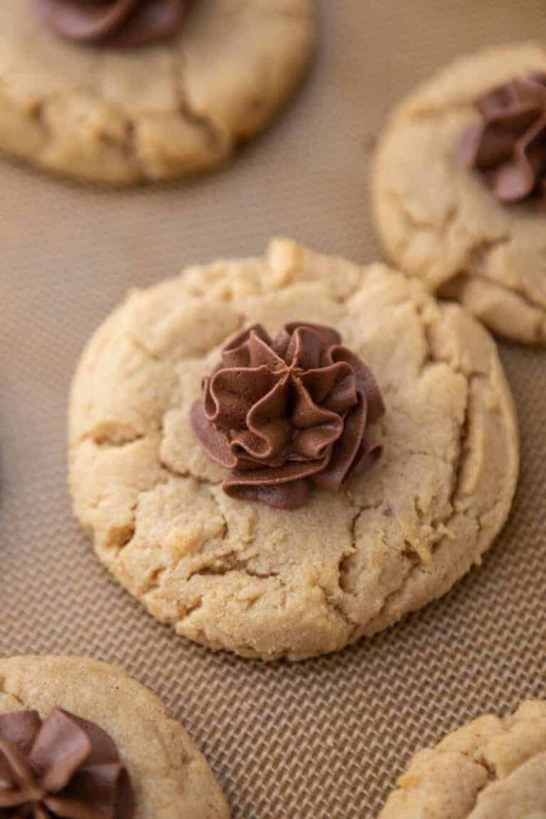 Crumbl peanut butter blossom cookies - Lifestyle of a Foodie