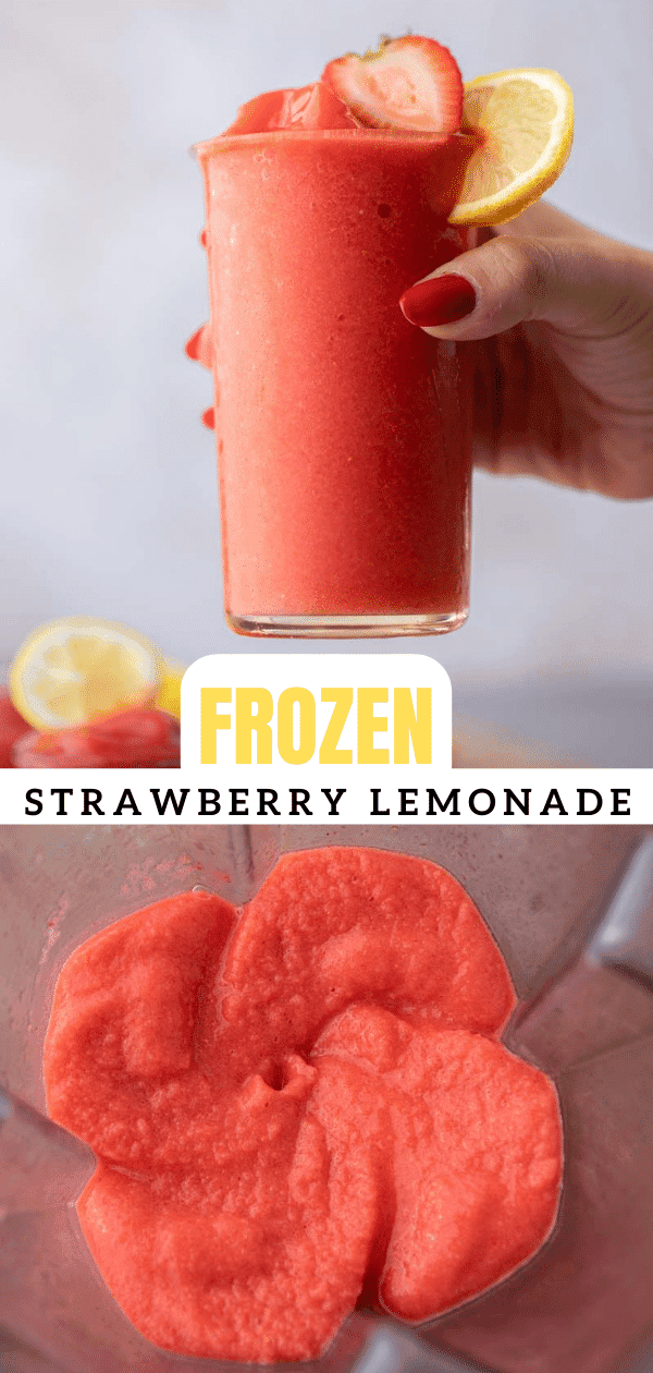 Easy Frozen Strawberry Lemonade Lifestyle Of A Foodie