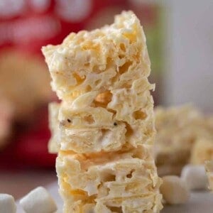 Stack of ruffles marshmallow treats