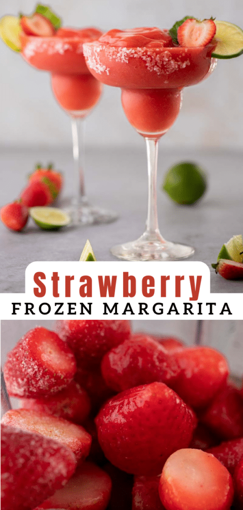 Strawberry frozen margarita