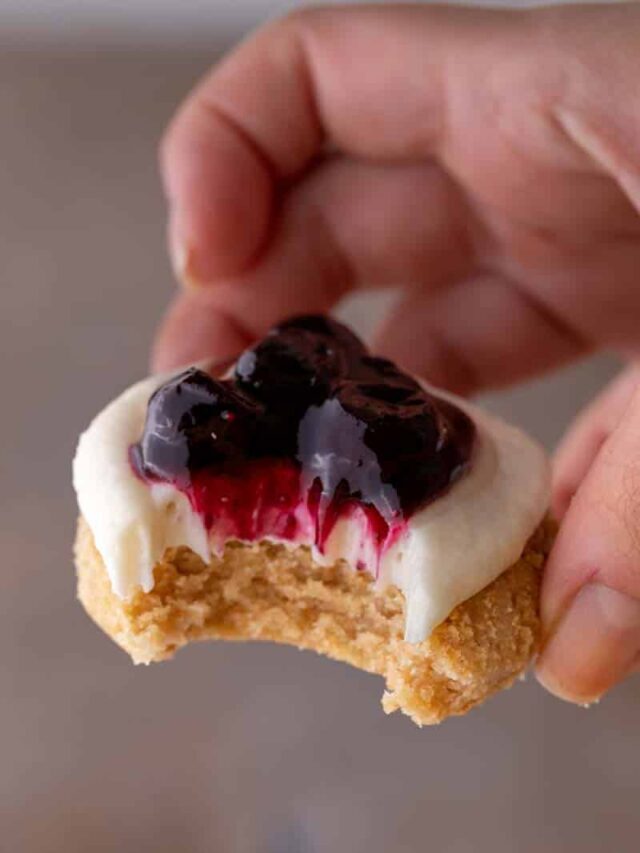 Crumbl Blueberry Cheesecake Cookies