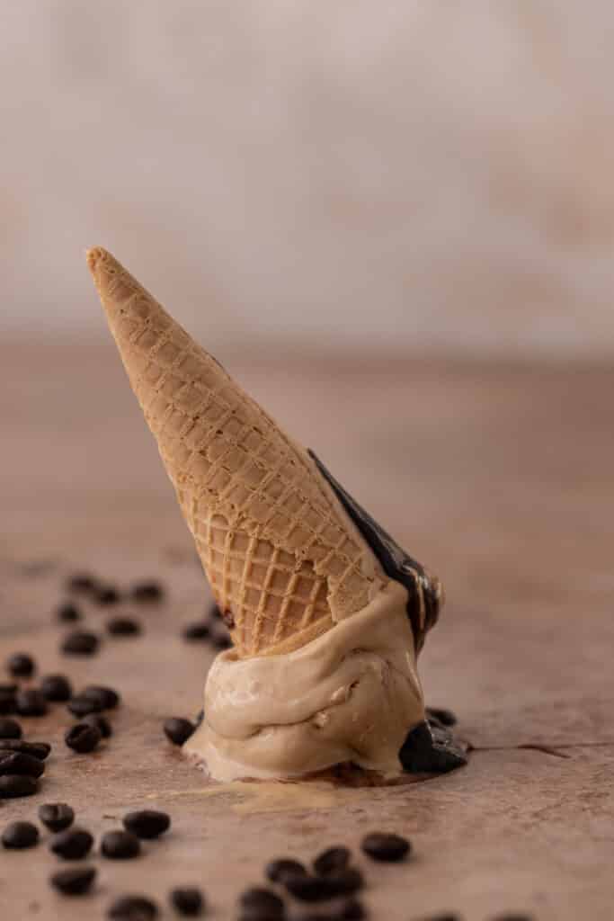 Upside down ice cream cone