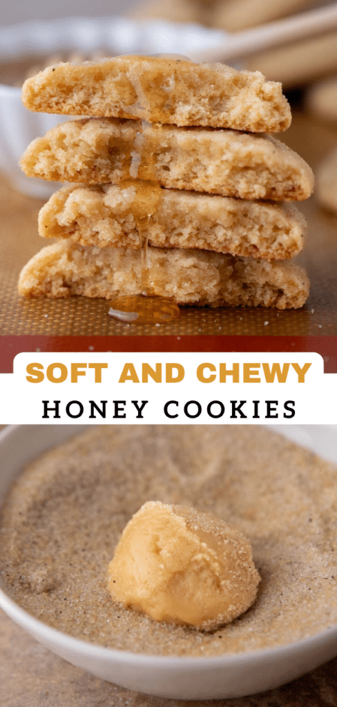 Chewy honey cookies 