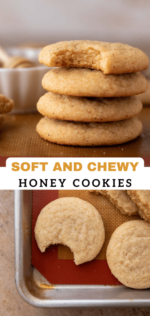 Chewy honey cookies 