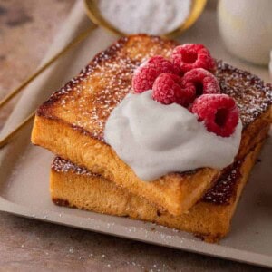 Cinnamon sugar toast stack