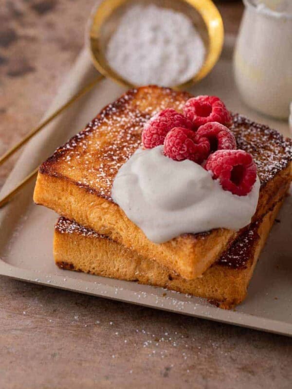 Cinnamon sugar toast stack