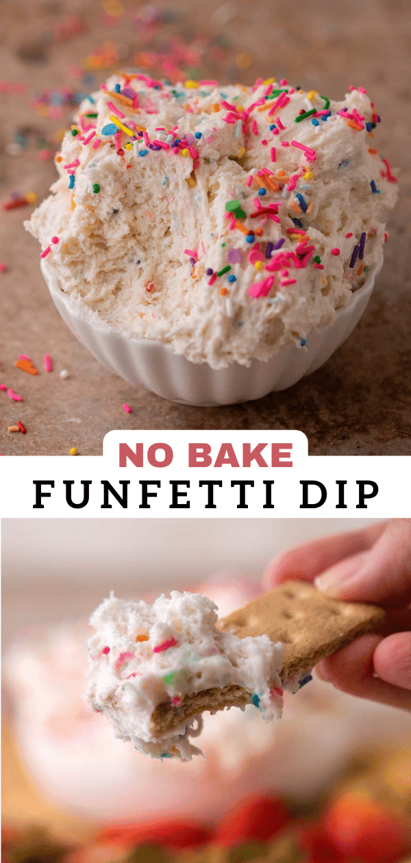 Easy homemade funfetti dip recipe Dunkaroo dip Lifestyle of a Foodie
