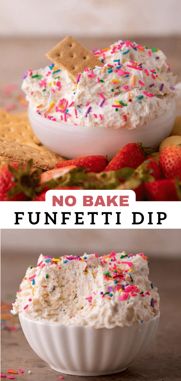 Easy homemade funfetti dip recipe Dunkaroo dip Lifestyle of a Foodie