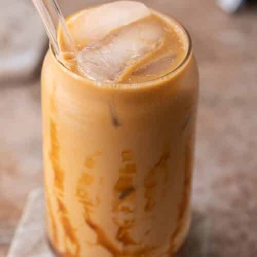 Coconut-Caramel Iced Coffee, 4 servings