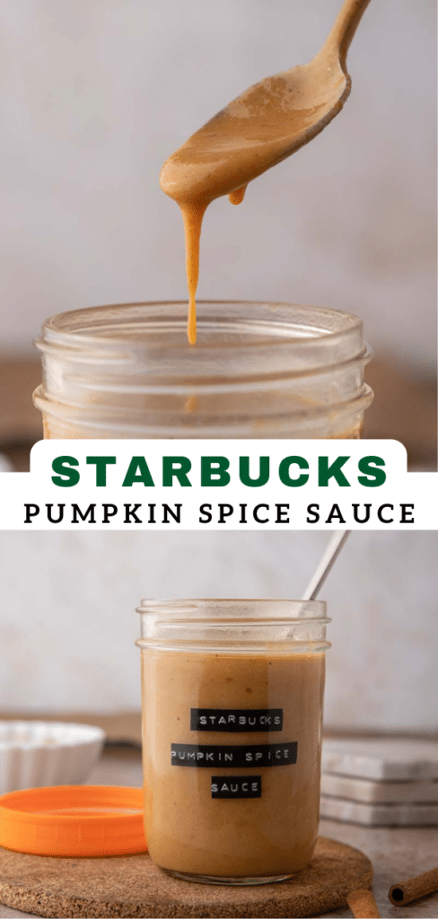 Starbucks pumpkin spice sauce recipe