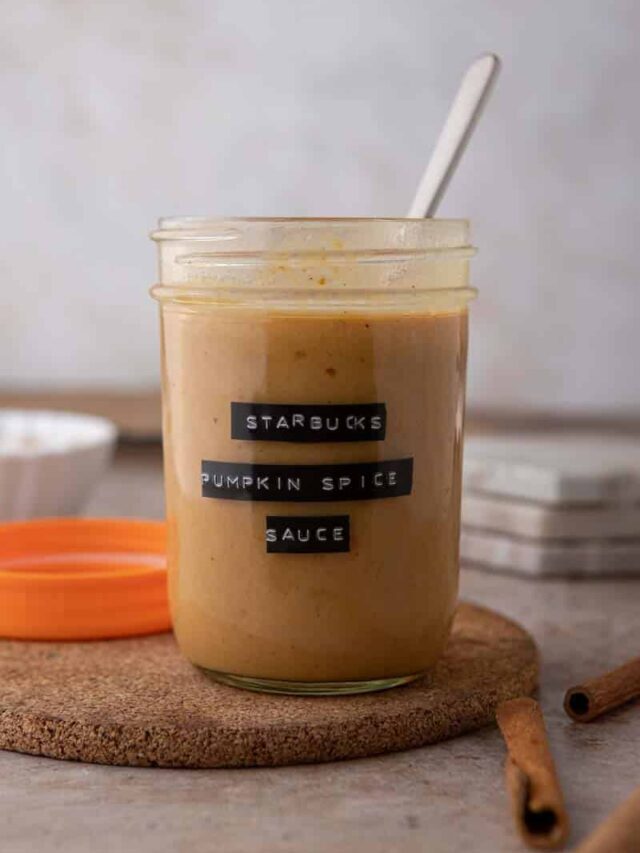 Homemade Starbucks Pumpkin Spice Sauce For Coffee Recipe