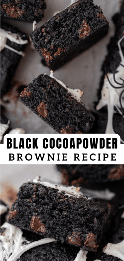 Black cocoa brownies 