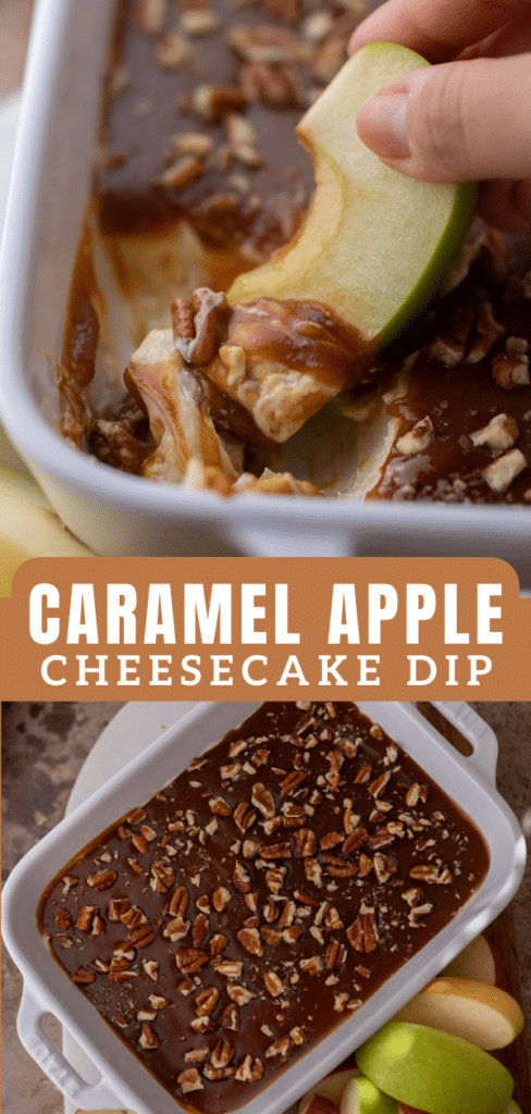 Caramel apple cheesecake dip 