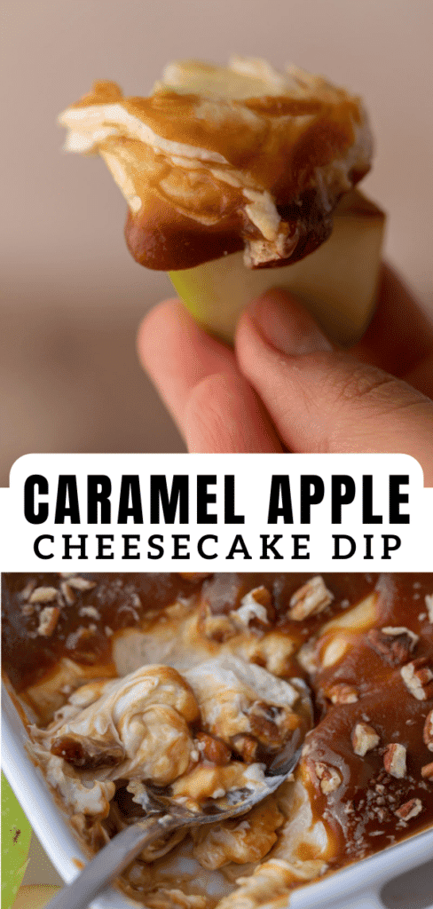 Caramel apple cheesecake dip 