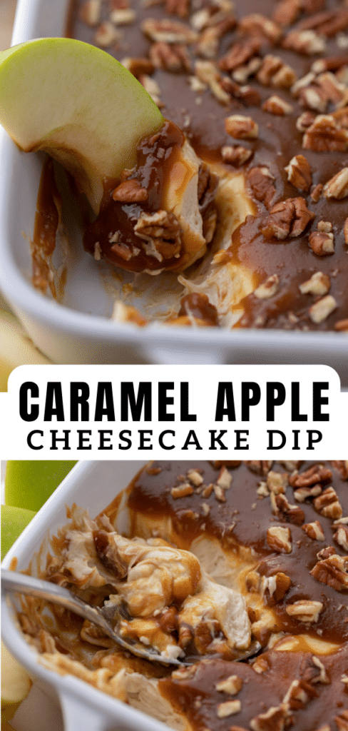 Caramel apple cheesecake dip 
