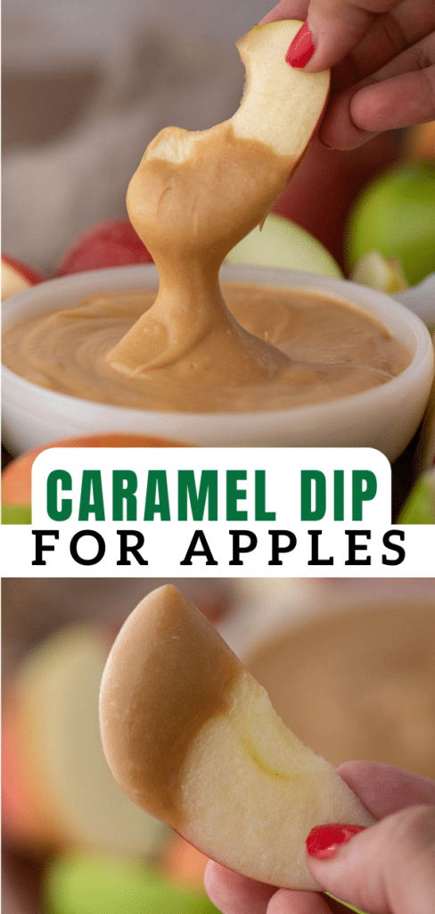 Caramel sauce dip for apple
