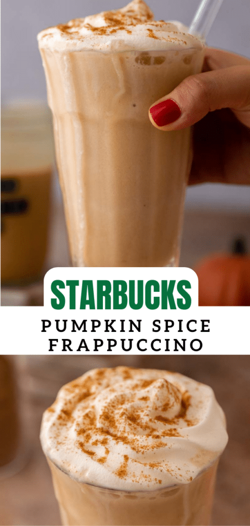 Easy Starbucks pumpkin spice frappuccino recipe
