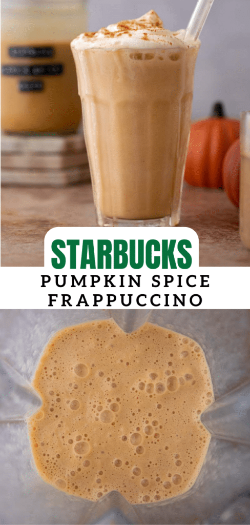 Easy Starbucks pumpkin spice frappuccino recipe